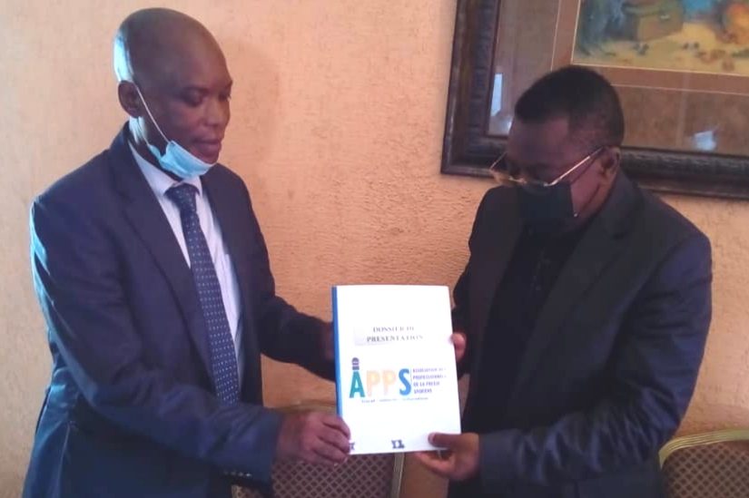 Gabon-Sports et médias: Le bureau de l’Association des Professionnels de la Presse reçu en audience par le président Taty